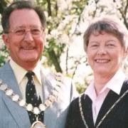 Judy Abbott (right) taught in Soham for over 20 years after moving to the area with husband John (left), former chair of East Cambridgeshire District Council.