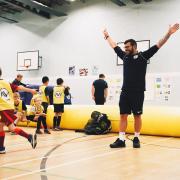 Tots are coached by Football Fun Factory head coach Nathan Mitchell.