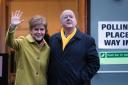 Ex-SNP leader Nicola Sturgeon with husband Peter Murrell (Andrew Milligan/PA)