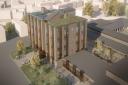 Illustrative image of proposed regeneration of Needham Tower, Ely College, Downham Road, Ely