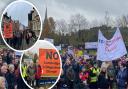 Hundreds took to the streets of Cambridge on November 27 to march against planned congestion charge for the city.