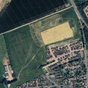 The plot of land in Sutton which could have over 160 new homes.