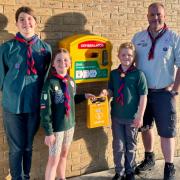 Group lead volunteer Brian Calvert said the defibrillator had been placed in “a key location”.