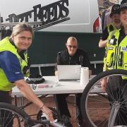 Cambridgeshire Constabulary regularly holds free bike-marking events