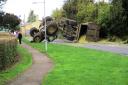 Accident involving tractor in Haddenham last week prompted a response from Cllr Bill Hunt about tractor drivers in general. He is emphatic he is not commenting on this particular incident.  Picture' GILL MARCHANT.