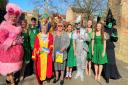The Mayor of Ely, Cllr Sue Austen (fourth from right at front) visited The Maltings in Ely earlier this month (April) to watch a performance of The Wizard of Oz presented by KD Theatre Productions (pictured).