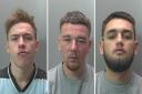 Reuben Eyles, Rees Mucklin and Nico Mifsud, who were involved in a samurai sword attack in Peterborough