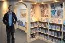 Author, Robert Macfarlane (pictured) opened Wilburton CE Primary School's new library on September 17 at the school's autumn fete.