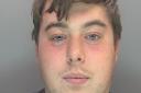 Tristan Lenk, 22, was driving a Saab Estate without insurance and whilst banned when he was pulled over in Eastwood Close, Sutton, on November 30 last year.