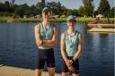 King's Ely sixth form students, (L) Will Buckingham and (R) Conall Comley, produced a 'stunning performance' in the J18 boys double race, winning bronze medals.