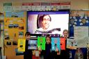 The Weatheralls Primary School in Soham received a virtual visit from author Tom Percival while pupils learned about diversity.