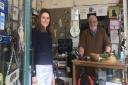 South East Cambs MP Lucy Frazer met with the owner of Cloisters Antiques, The Eel Catcher’s Daughter and the CityCycle Centre who were all delighted to be welcoming back their regular customers. Picture: LUCY FRAZER