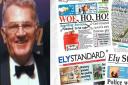 This is why we're asking for your support to build a sustainable future for the Ely Standard. Editor John Elworthy is pictured.