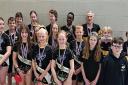 The City of Ely Amateur Swimming Club’s 23 swimmers took home an impressive haul of medals at the Cambridgeshire County Development Championships in Whittlesey. Picture: KATE MILLARD