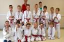 Witcham Judo Club after receiving their medals.