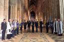 The City of Ely Royal British Legion honoured young solider Private John Unwin during a ceremony at Ely Cathedral.