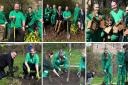 Members of St John Ambulance and the mayor of Ely were some who attended the opening of a wellness garden in Abbots Way.
