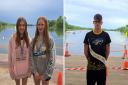 Megan Clarke, Bella Pillow and Daniel Kendall were three of the five Ely swimmers to take part in the Open Water Championships.