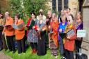 Littleport Community Choir singing at St George's Autumn Fayre