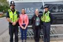 Police visited Brotherhood retail park during Safer Business Action Week