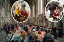 One of Ely Community Lunches' previous Christmas day meals at Ely Cathedral's Lady Chapel