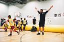 Tots are coached by Football Fun Factory head coach Nathan Mitchell.