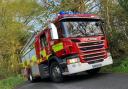 Fire crews from Cambridge, Cottenham and Ely, along with a crew from Newmarket in Suffolk, were called to a vehicle in water on Lug Fen Droveway in Lode. 