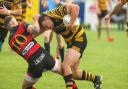 Ryan Edgeworth attacks for Ely Tigers
