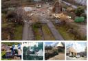 Mepal Outdoor Centre (top) has been flattened after East Cambs Council authorised its demolition. Other images  show its past, and possible future.