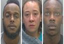 Ebony Dean, 26, her boyfriend Mohamed Sharif, and George Evens, jailed for a total of 37 years for kidnap and GBH.