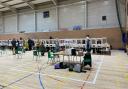 Ballot boxes being taken to Ross Sports Centre in Soham last night where verification took place to late in the night. The count begins this morning for all the East Cambs divisions on Cambridgeshire County Council.