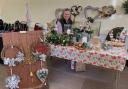 Several stalls at the Christmas Craft Fair in St Andrew's Church sold Christmas decorations and provided festive cheer.