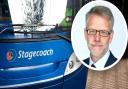 Stagecoach's new fare prices will come into affect on Sunday, January 8, 2023. Managing Director for Stagecoach East, Darren Roe (inset) said businesses such as Stagecoach have been facing increased costs which continue putting pressure on fares.