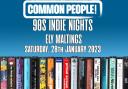Common People 90's Indie Night poster. Credit: Indie Nights.
