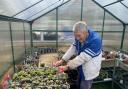 Cottenham Court Bupa Care Home have treated resident Richard Gregory to a new greenhouse.