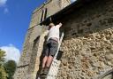 'Bee hover' removes hive from Withcford Church without harming them