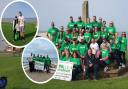 A 24-hour coastal walk to raise money for Macmillan Cancer Support has raised over £7,000.