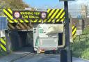 An Enterprise van has hit a railway bridge in Ely today (Monday, October 30).