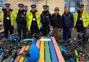 The bike marking which took place at King's Ely.
