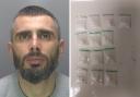 Cocaine dealer Fatjon Gjeshnika, 42, of no fixed abode, has been sentenced to four years and three months in prison.