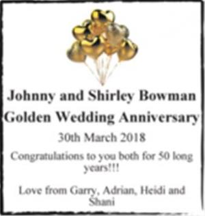 Johnny and Shirley Bowman
