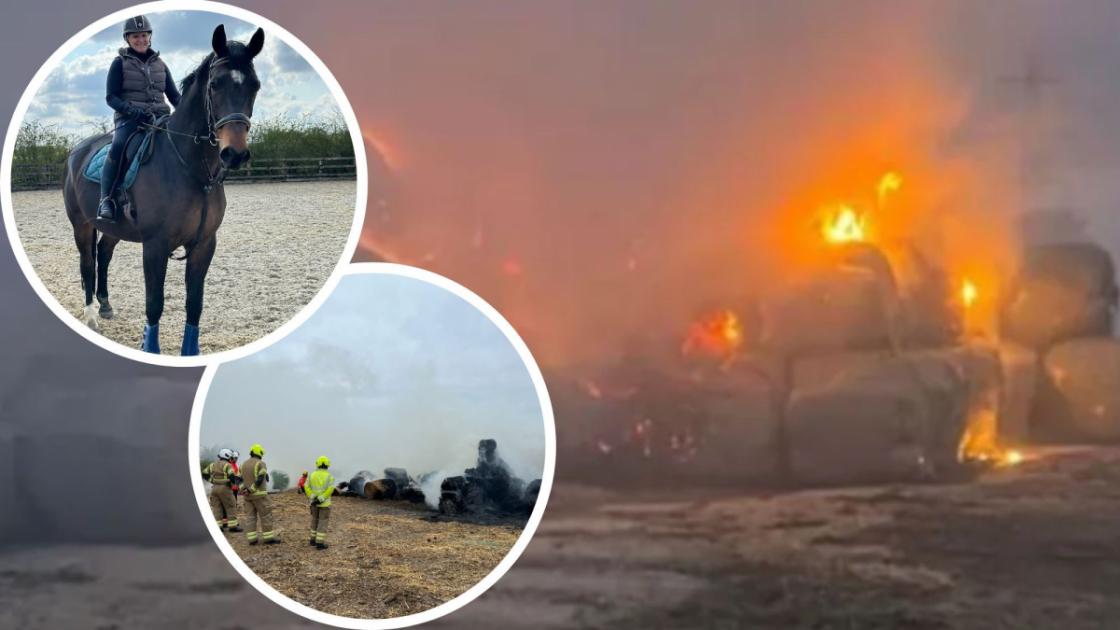 Soham: GoFundMe launched after hay fire at Old Tiger Stables