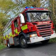 Fire crews from Cambridge, Cottenham and Ely, along with a crew from Newmarket in Suffolk, were called to a vehicle in water on Lug Fen Droveway in Lode. 