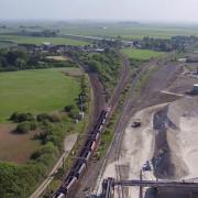 An aerial view of Ely North Junction