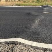 Part of the A14 westbound carriageway was closed off on July 18 as it tried to cope with extreme heat. It then reopened the following morning.