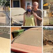 Dust from a building site in March is kicking up a storm for nearby residents.
