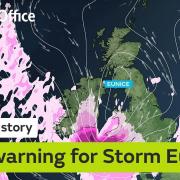 The Met Office issued a red weather warning across the South East, bracing the region for the arrival of Storm Eunice.