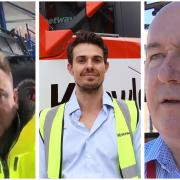 Ross Taylor (left) of Buffaload Logistics, Alex Knowles (centre) of Knowles Transport and Paul Day of Turners of Soham have spoken on the effect of a HGV driver shortage.