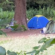 An encampment set up by homeless people near to Wisbech town centre could be removed if a closure notice is served by Fenland Council.