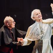 The Two Popes with Anton Lesser and Nicholas Woodeson can be seen at Cambridge Arts Theatre.